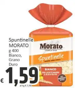 Paghi Poco Spuntinelle morato bianco, grano duro offerta