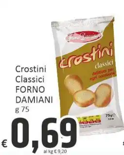 Paghi Poco Crostini Classici FORNO DAMIANI offerta