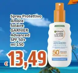 Paghi Poco Spray protettivo ambre solaire garnier advanced spf 50+ offerta