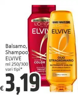 Paghi Poco Balsamo, Shampoo ELVIVE offerta