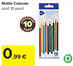 Carrefour Matite Colorate offerta