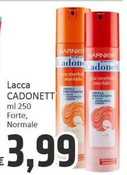 Paghi Poco Lacca cadonett forte, normale offerta