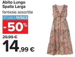 Carrefour Abito Lungo Spalla Larga offerta