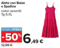 Carrefour Abito con Balze e Spalline offerta