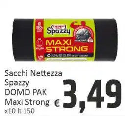 Paghi Poco Sacchi nettezza domo pak maxi strong offerta