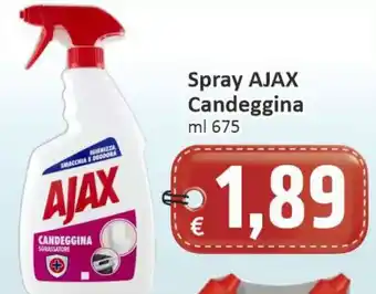 Paghi Poco Spray ajax candeggina offerta