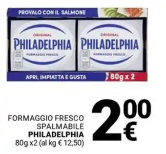 Supermercati Gulliver Formaggio fresco spalmabile PHILADELPHIA offerta