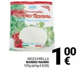 Supermercati Gulliver Mozzarella NONNO NANNI offerta