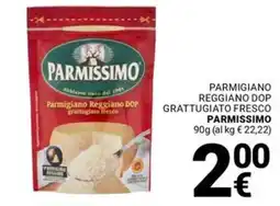 Supermercati Gulliver Parmigiano reggiano dop grattugiato fresco PARMISSIMO offerta