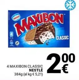 Supermercati Gulliver 4 maxibon classic NESTLE offerta
