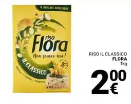 Supermercati Gulliver Riso il classico FLORA offerta