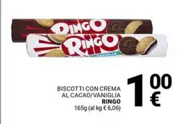 Supermercati Gulliver Biscotti con crema al cacao/vaniglia RINGO offerta