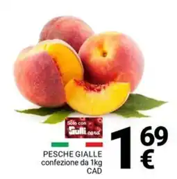 Supermercati Gulliver Pesche gialle offerta