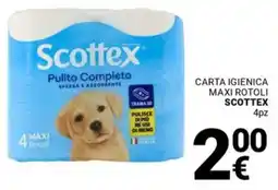 Supermercati Gulliver Carta igienica maxi rotoli SCOTTEX offerta