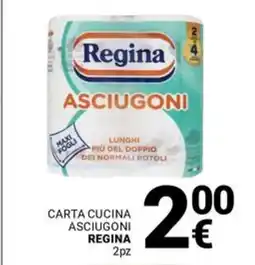 Supermercati Gulliver Carta cucina asciugoni REGINA offerta