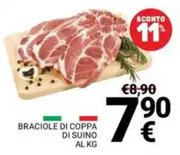 Supermercati Gulliver Braciole di coppa di suino offerta