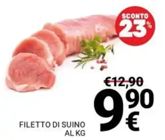 Supermercati Gulliver Filetto di suino offerta