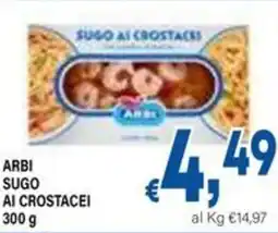 DEM Arbi sugo ai crostacei offerta