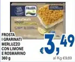 DEM Frosta igrarinati merluzzo con limone e rosmarino offerta