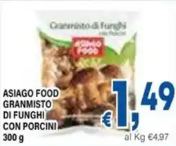 DEM Asiago food granmisto di funghi con porcini offerta