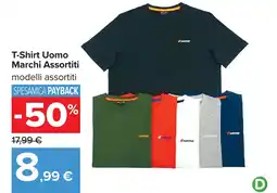 Carrefour T-Shirt Uomo Marchi Assortiti offerta