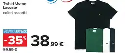 Carrefour T-shirt Uomo Lacoste offerta