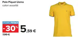 Carrefour Polo Piquet Uomo offerta