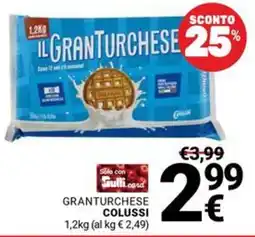 Supermercati Gulliver Granturchese COLUSSI offerta