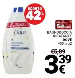 Supermercati Gulliver Bagnodoccia idratante DOVE offerta