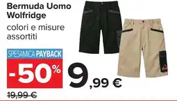 Carrefour Bermuda Uomo Wolfridge offerta