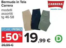 Carrefour Bermuda in Tela Carrera offerta