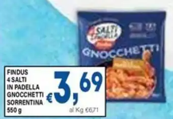 DEM Findus 4 salti in padella gnocchetti sorrentina offerta