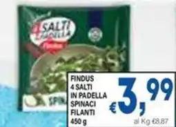 DEM Findus 4 salti in padella spinaci filanti offerta