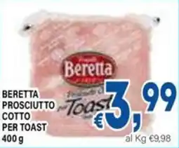 DEM Beretta prosciutto cotto per toast offerta