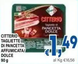 DEM Citterio tagliette di pancetta affumicata/ dolce offerta