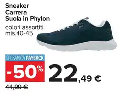 Carrefour Sneaker Carrera Suola in Phylon offerta