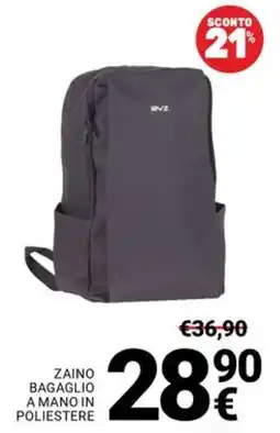 Supermercati Gulliver Zaino bagaglio a mano in poliestere offerta
