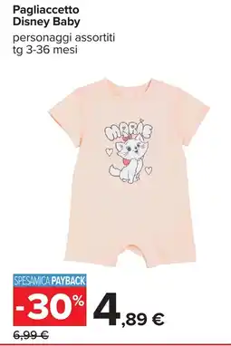 Carrefour Pagliaccetto Disney Baby offerta