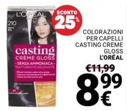 Supermercati Gulliver Colorazioni per capelli casting creme gloss L'ORÉAL offerta