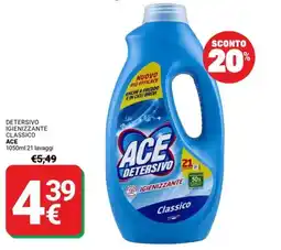 Supermercati Gulliver Detersivo igienizzante classico ACE offerta