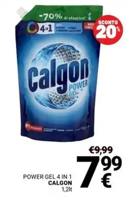 Supermercati Gulliver Power gel 4 in 1 CALGON offerta