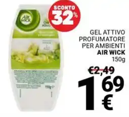 Supermercati Gulliver Gel attivo profumatore per ambienti AIR WICK offerta