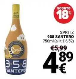 Supermercati Gulliver Spritz 958 SANTERO offerta