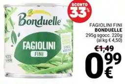 Supermercati Gulliver Fagiolini fini BONDUELLE offerta
