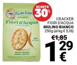 Supermercati Gulliver Cracker fiori d'acqua MULINO BIANCO offerta