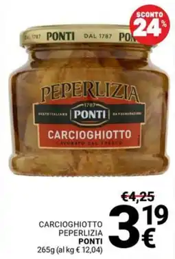 Supermercati Gulliver Carcioghiotto peperlizia PONTI offerta