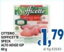 DEM Citterio sofficette speck alto adige igp offerta