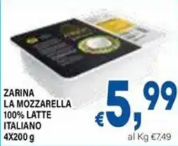 DEM Zarina la mozzarella 100% latte italiano offerta