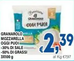 DEM Granarolo mozzarella oggi puoi offerta