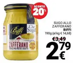 Supermercati Gulliver Sugo allo zafferano BIFFI offerta